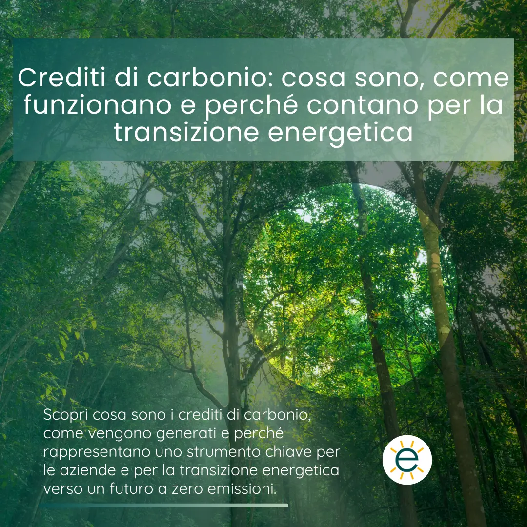 Crediti di carbonio – Millenergie Crediti di carbonio