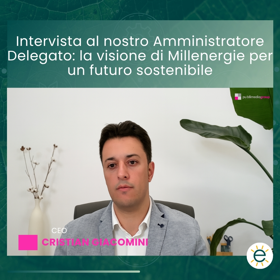 invervista amministratore delegato Cristian Giacomini – Millenergie Aziende24